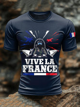 T-shirts Viva France Fête nationale du 14 juillet pour hommes